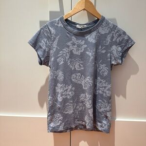 Blue floral Rag & Bone t-shirt